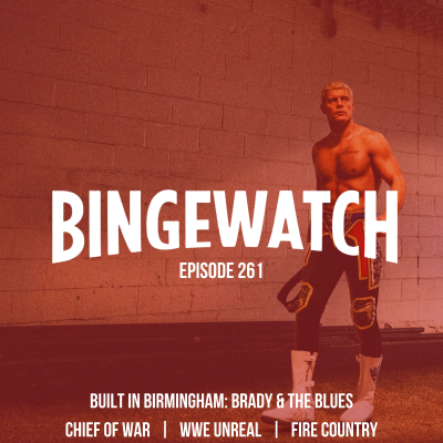 episode Tom Brady, WWE, and Jason Momoa artwork