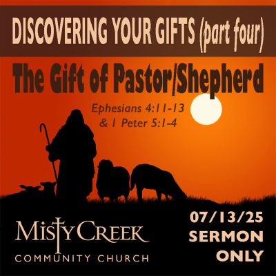 episode 07/13/25 Sermon: "The Gift of Pastor/Shepherd" (Discovering Your Gifts, Pt.4) artwork
