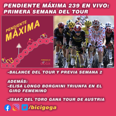 episode PENDIENTE MÁXIMA 239: Primera semana del Tour de France artwork