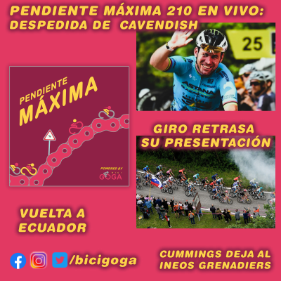 episode PENDIENTE MÁXIMA 210: Despedida de Mark Cavendish artwork