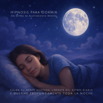 Cover image Hipnosis para Dormir sin Estrés ni Agotamiento Mental