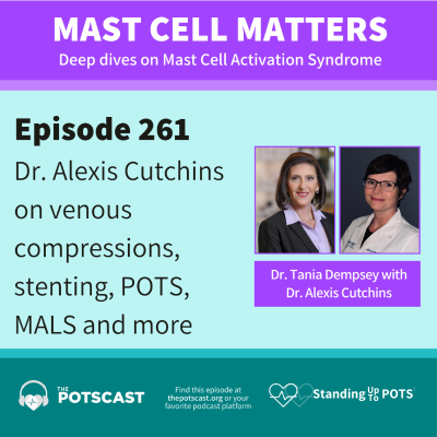episode Dr. Alexis Cutchins on venous compressions, POTS, MCAS, MALS and more artwork