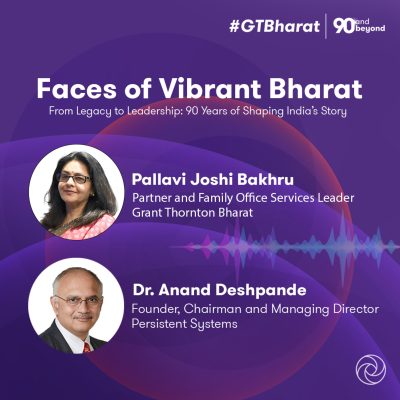 episode #Podcast | Faces of Vibrant Bharat: Dr. Anand Deshpande in conversation with Pallavi Joshi Bakhru artwork