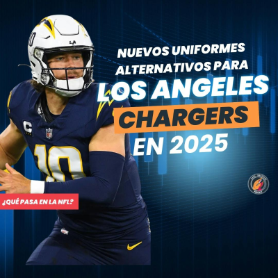 episode Nuevo uniforme alternativo de los Chargers y otras noticias de la NFL artwork