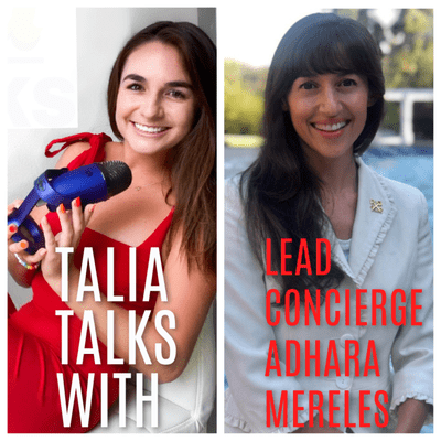 episode TALIA TALKS WITH LEAD CONCIERGE OF THE FAIRMONT GRAND DEL MAR artwork