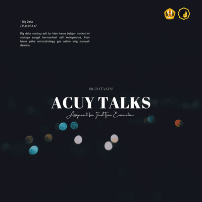 episode 01. ACUY TALKS - BIG DATA artwork