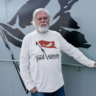 episode Captain Paul Watson, The Paul Watson Foundation - The Ocean Cruisers Podcast - Chat 107 artwork