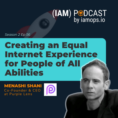 episode Creating an Equal Internet Experience for People of All Abilities with Menashe Shani, Co-Founder & CEO at Purple Lens artwork