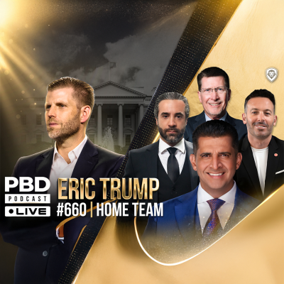 episode Eric Trump LIVE: Hamas Peace Deal, Charlie Kirk's Assassination, Trump 2028 & Comey | PBD Podcast | Ep. 660 artwork