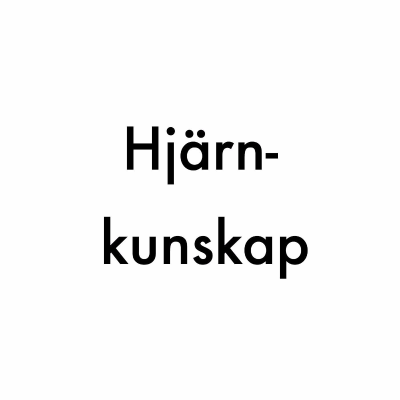 Hjärnkunskap