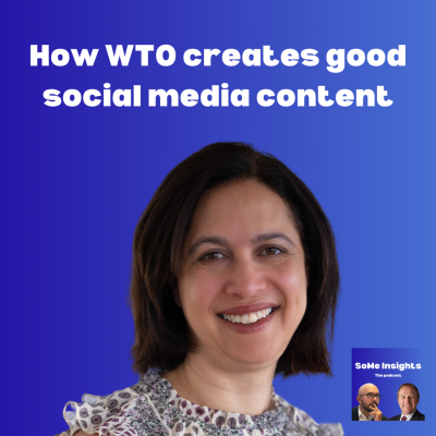 episode How WTO creates good social media content - Jana Borges #SoMeInsights podcast artwork