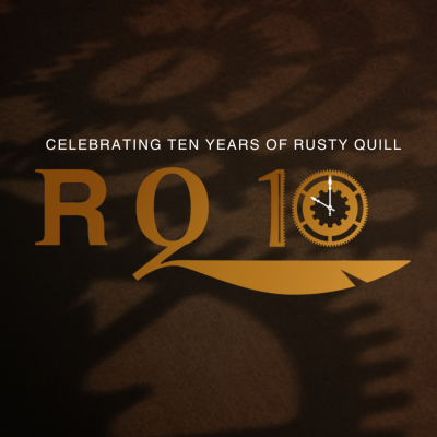 episode Announcement: Ten Years of Rusty Quill Livestream artwork