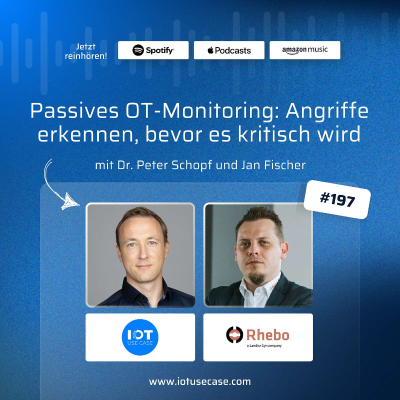 episode #197 | Passives OT-Monitoring: Angriffe erkennen, bevor es kritisch wird | Rhebo artwork