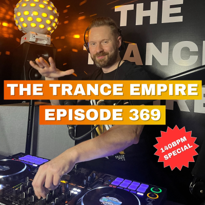 episode THE TRANCE EMPIRE episode 369 with Rodman - 140bpm special artwork