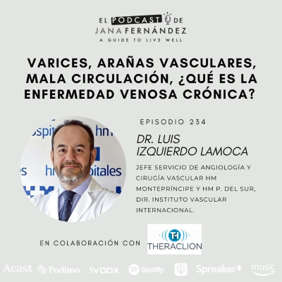 episode Varices, arañas vasculares, mala circulación: ¿qué es la enfermedad venosa crónica?, con el dr. Luis Izquierdo Lamoca artwork