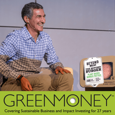 episode GreenMoney Talks with Seth Goldman on Beyond Meat's Strategy at SRI30 artwork