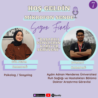 episode Hoş Geldin Mikrofon Sende B.7 | Ruh Sağlığı ve Hastalıkları Dr. Araştırma Görevlisi Burkay Karadağ artwork