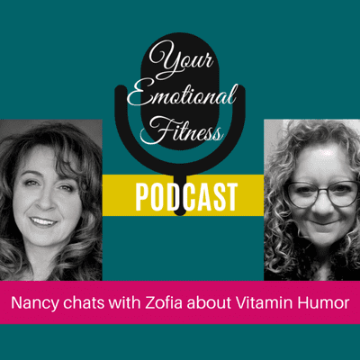 episode Episode 1 - Nancy chats with Zofia Dove about Vitamin Humor artwork