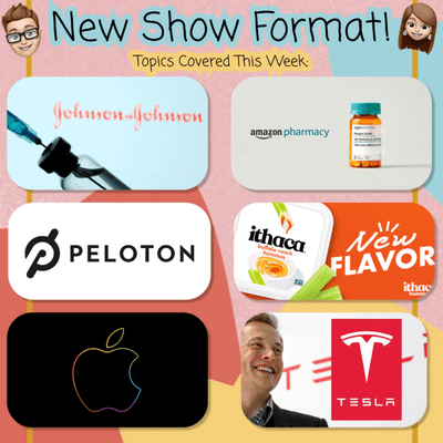 episode Oh Boy #1 - New Show Format, New Season, Same Goofy Hosts! J&J Vaccine, Amazon Rx, Food, Apple, Tesla, & Peloton artwork