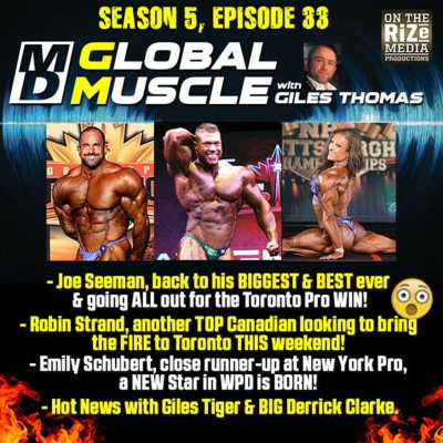 episode Joe Seeman, Emily Schubert & Robin Strand MD Global Muscle S5 E33 artwork