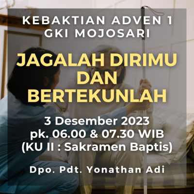 episode Khotbah 3 Desember 2023 - Pdt. Yonathan Adi Wijaya artwork