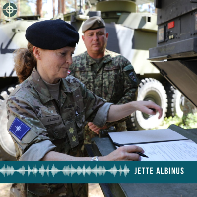 episode Jette Albinus: Generalmajor og chef for NATO's "Multi National Division North" artwork