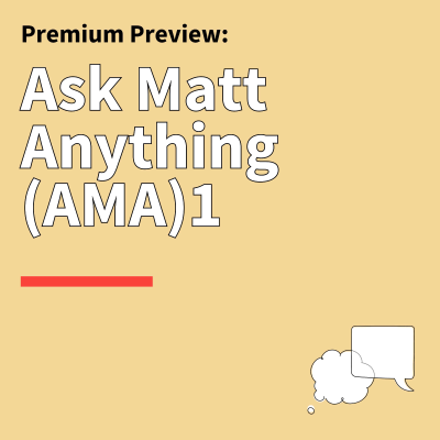 episode Ask Matt Anything (AMA) 1: Trust, Paraphrasing, and Nonverbal Cues artwork