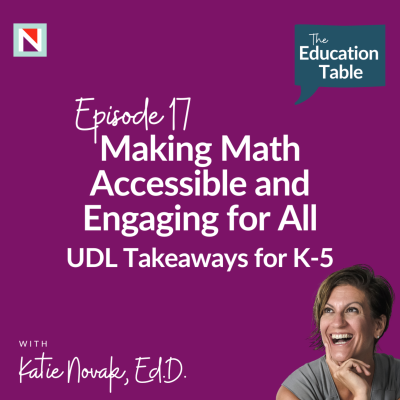 episode Making Math Accessible and Engaging for All: UDL Takeaways for K-5 artwork