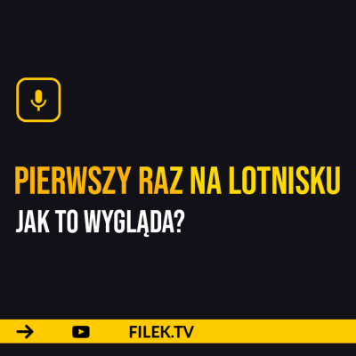 episode Pierwszy lot, pierwsza odprawa na lotnisku artwork