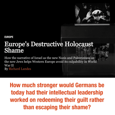 episode European Shame Avoidance: Israelis as Nazis, Palestinians as Jews artwork