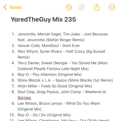 episode YaredTheGuy Mix 235 artwork