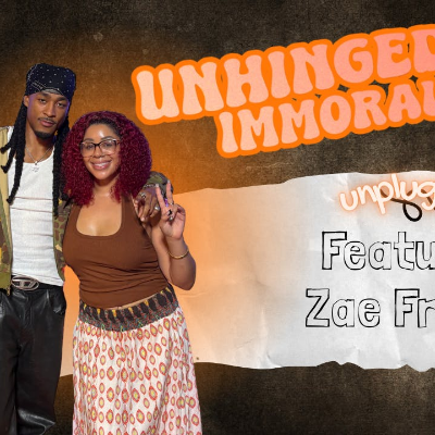 episode Unhinged & Unplugged with Zae France artwork