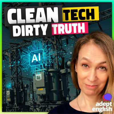 episode The Secret Cost of Your Digital Life-Learn English Ep 818 artwork