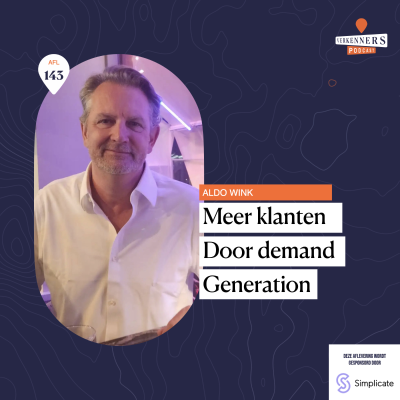 episode Meer klanten door demand generation - met Aldo Wink - #143 artwork