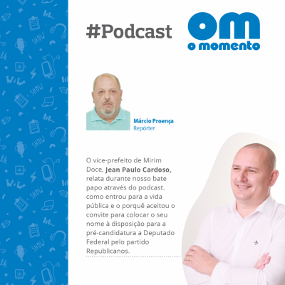 episode Podcast - Jornal O Momento - Jean Paulo Cardoso, pré-candidato a Deputado Federal artwork