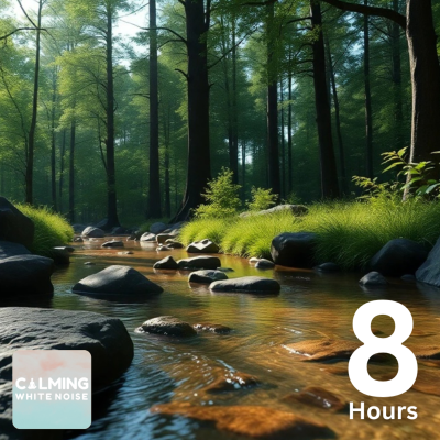 episode Relax with 8 Hours of Soothing Gentle Stream Sounds in a Peaceful Forest artwork