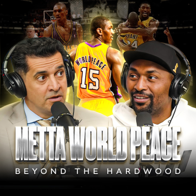episode "Greatest Fight In NBA History" - Metta World Peace OPENS UP On Palace Brawl, Breaking Jordan’s Ribs | PBD Podcast | Ep. 600 artwork
