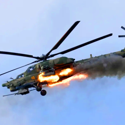 episode Russian attack helicopters and fighter jets 'obliterated' amid largest combined strikes of war so far artwork