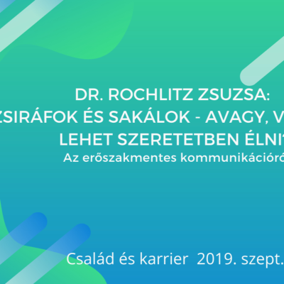 episode Dr.Rochlitz Zsuzsa: Az erőszakmentes kommunikációról artwork