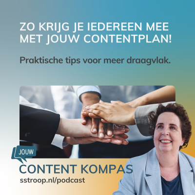 episode Zo krijg je iedereen mee met jouw contentplan! Praktische tips voor meer draagvlak. artwork