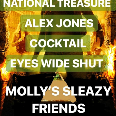 episode Molly's Sleazy Friends: The Illuminati Special With Sarah Johnson artwork