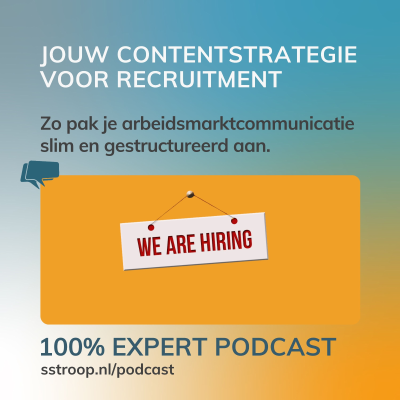 episode Jouw contentstrategie voor recruitment: zo pak je arbeidsmarktcommunicatie gestructureerd aan artwork