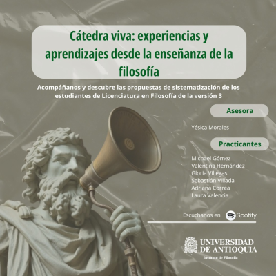 episode Cátedra viva: experiencias y aprendizajes desde la enseñanza de la filosofía. Episodio 1 artwork