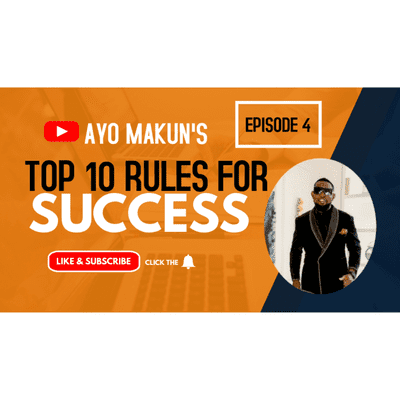 episode Ayo Makun's Top 10 Rules for Success (@aycomedian) | Immanuel Zever artwork