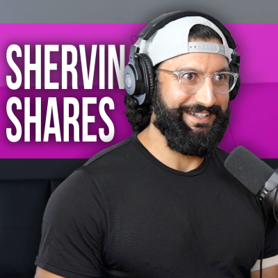 episode EP54 - Shervin Shares - Meet the Man Behind the Rapidly Growing Fitness YouTube Channel! artwork