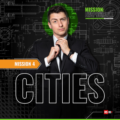 episode Mission 4: Working smart and living sustainably in the cities of the future artwork