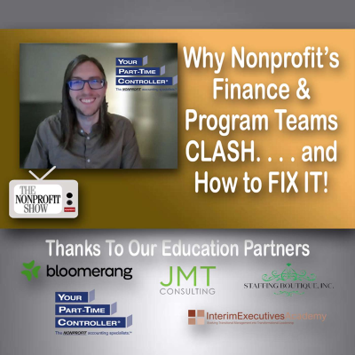 episode Why Nonprofit's Finance and Program Teams Clash—and How to Fix It! artwork