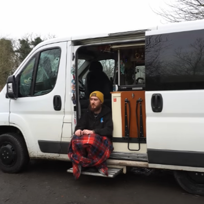 episode Man finds happiness and economic security living in a van! artwork