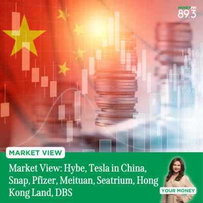 episode Market View: Hybe, Tesla in China, Snap, Pfizer, Meituan, Seatrium, Hong Kong Land, DBS, US dollar vs Japanese Yen artwork