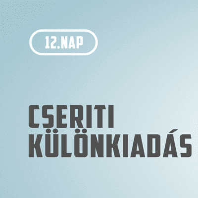 episode Cseriti sztrím | Tízórai Show 12.nap artwork